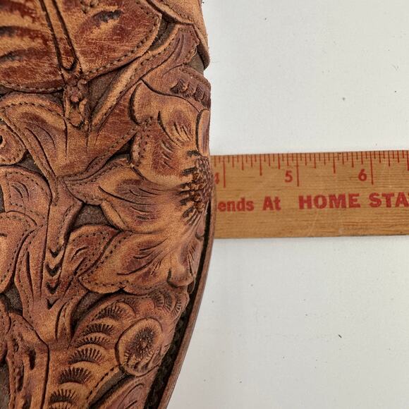 Old Gringo Mens Boots Tooled Size 6.5 D Made in Mexico main image 3